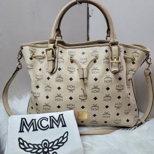 MCM Women's Beige Tote Bag